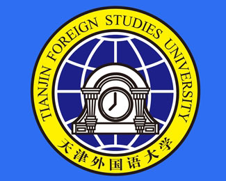 天津外国语大学校徽标志图片含义