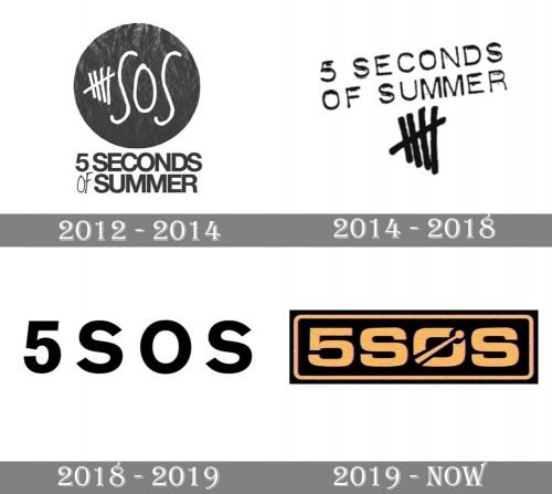 5sos Logo history