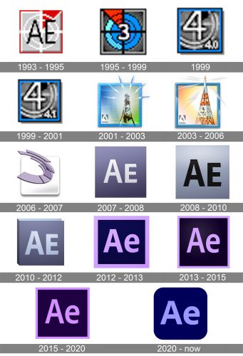 After Effects Logo history