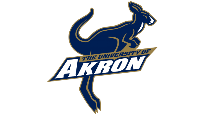 Akron Zips Logo 2002-2007