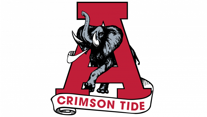 Alabama Crimson Tide Logo 1974