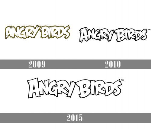 Angry Birds Logo history