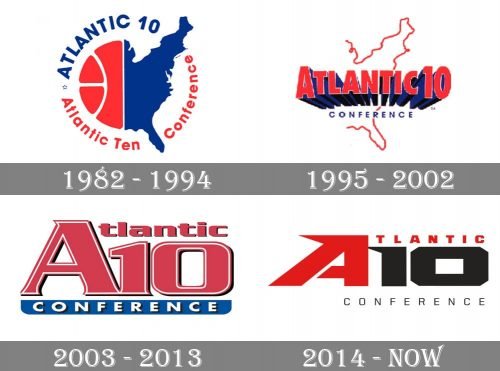 Atlantic 10 Conference Logo history