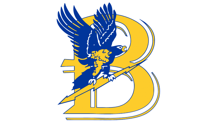 Bentley Falcons Logo 1988-2012