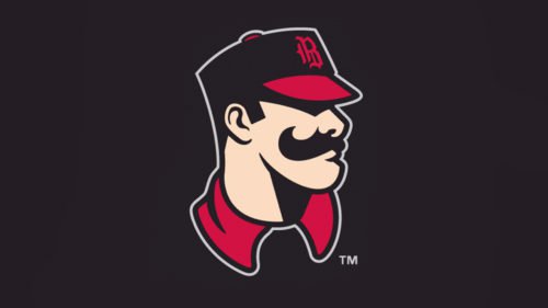 Birmingham Barons logo baseball