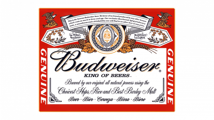 Budweiser Logo 1910-1945