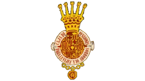 Caixa de Pensions per a la Vellesa i d'Estalvis Logo 1954