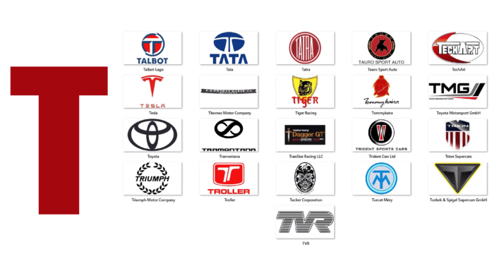 Cars Brands that start with T