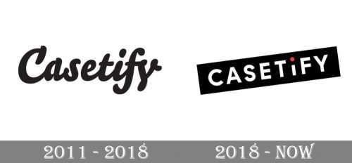 Casetify Logo history