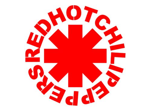 Color Red Hot Chili Peppers Logo