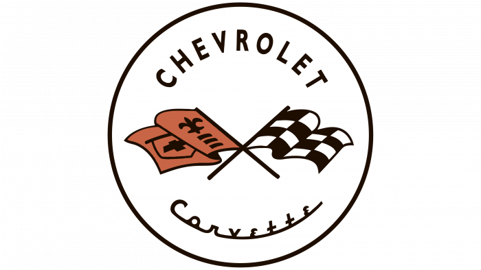 Corvette Logo 1953-1955