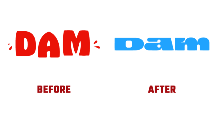 Dam Before and After Logo (History)