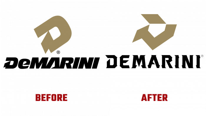 DeMarini Before and After Logo (history)