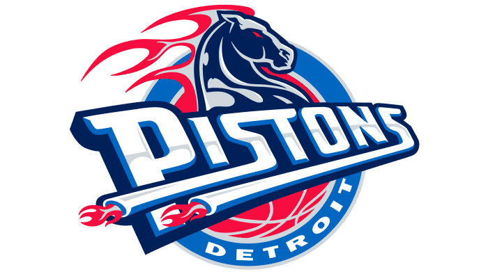 Detroit Pistons Logo 2001-2005