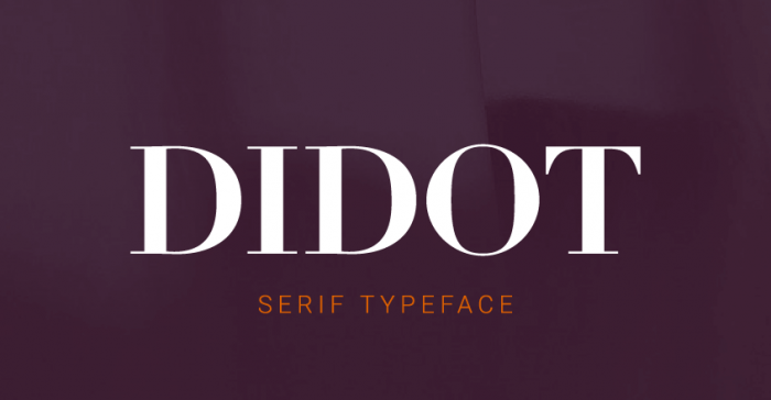 Didot Font