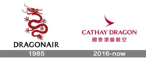 Dragonair Cathay Dragon Logo history