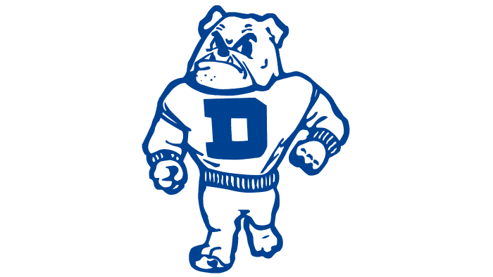 Drake Bulldogs Logo 1956-2004