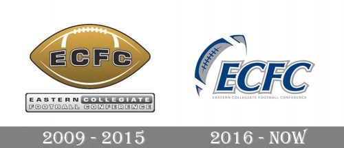 Eastern Collegiate Football Conference Logo history