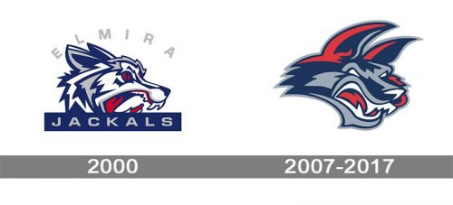 Elmira Jackals Logo history