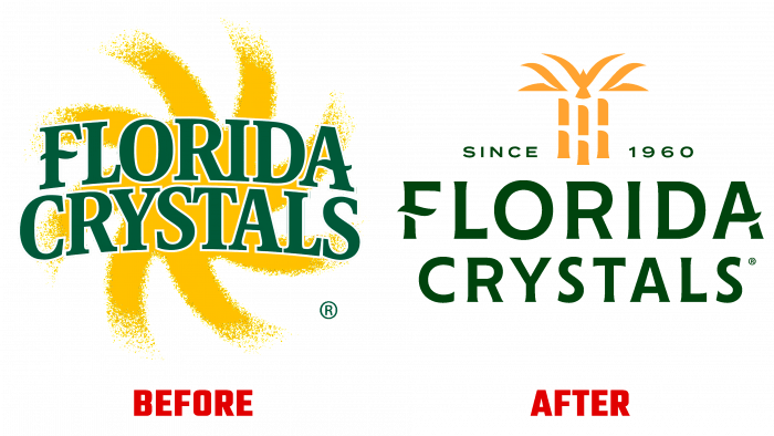 Florida Crystals Sugar Before and After Logo (history)