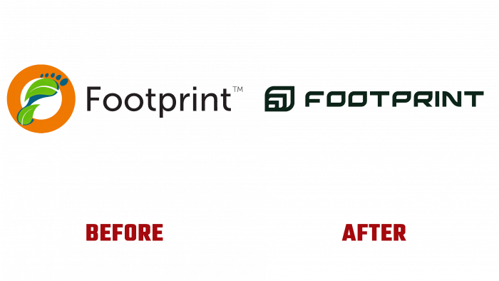 Footprint Before and After Logo (history)