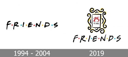 Friends Logo history