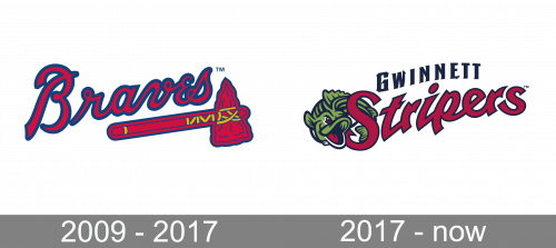 Gwinnett Stripers Logo history