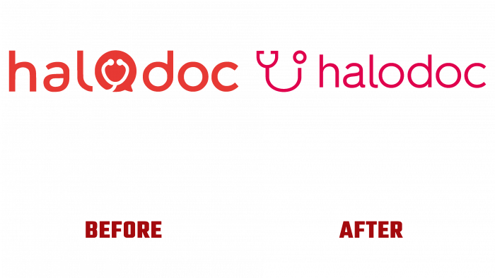 Halodoc Before and After Logo (history)