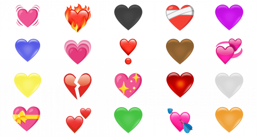 Heart Emoji Meanings Color Matters