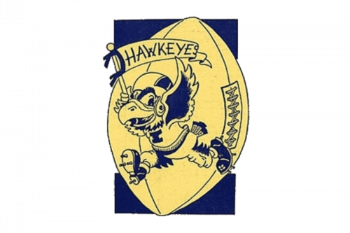 Iowa Hawkeyes Logo 1953