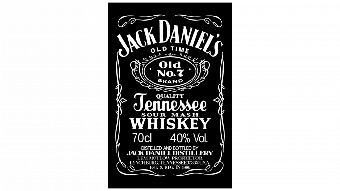 Jack Daniels Logo 1990s-2011