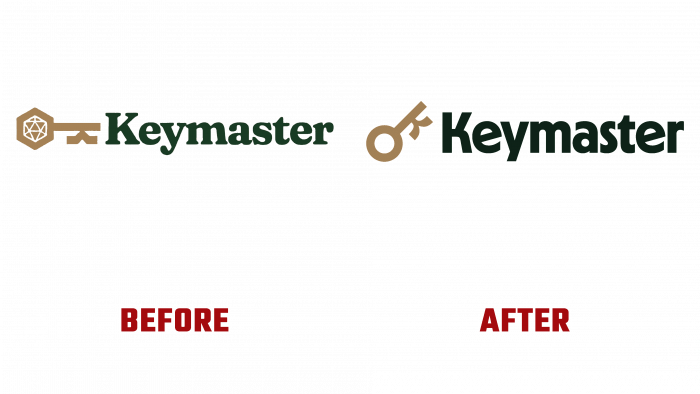 Keymaster Games Before and After Logo (history)