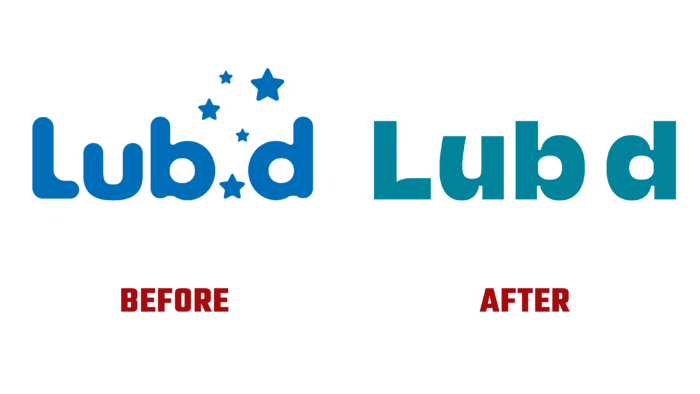 Lub d Before and After Logo (History)