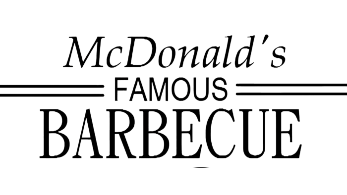 McDonalds Famous Barbecue Logo 1940