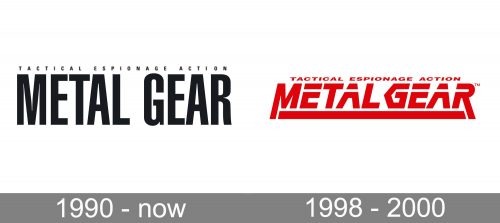 Metal Gear Logo history