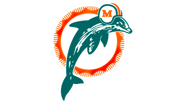 Miami Dolphins Logo 1989-1996