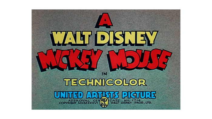 Mickey Mouse Logo 1935