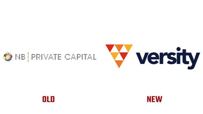 NB Private Capital and Versity Investments New and Old Logo