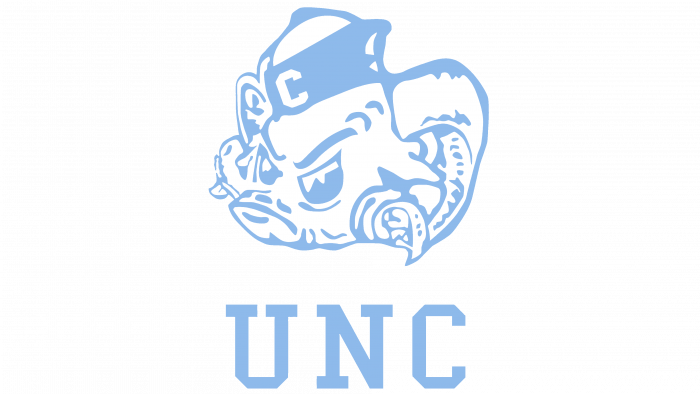 North Carolina Tar Heels Logo 1968-1982