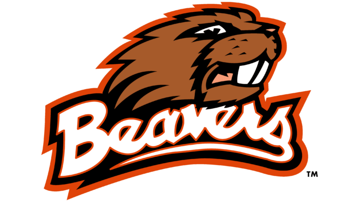 Oregon State Beavers Logo 1998