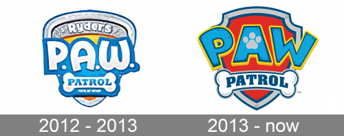 Paw Patrol Logo history