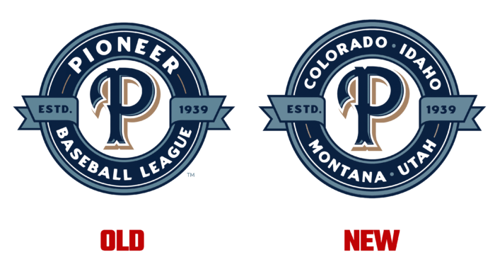 Pioneer Baseball League Logo Evolution