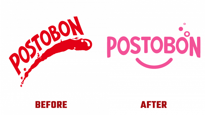 Postobon Before and After Logo (history)