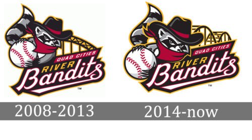 Quad Cities River Bandits Logo history