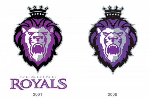 Reading Royals Logo 2001 and 2008