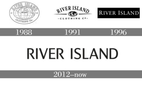 River Island Logo history