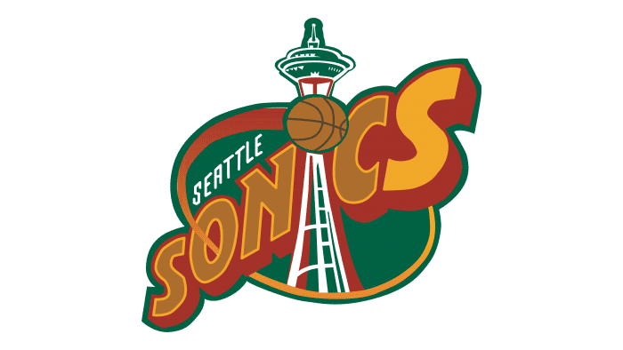 Seattle Sonics Logo 1996-2001