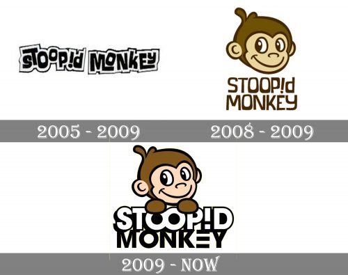 Stoopid Monkey Logo history