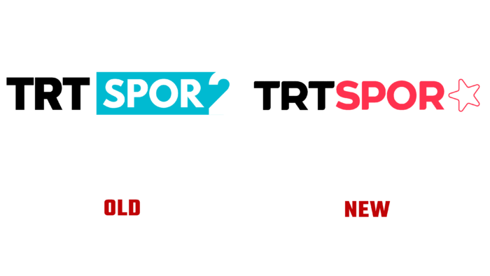 TRT Spor Yldz Old and New Logo (history)