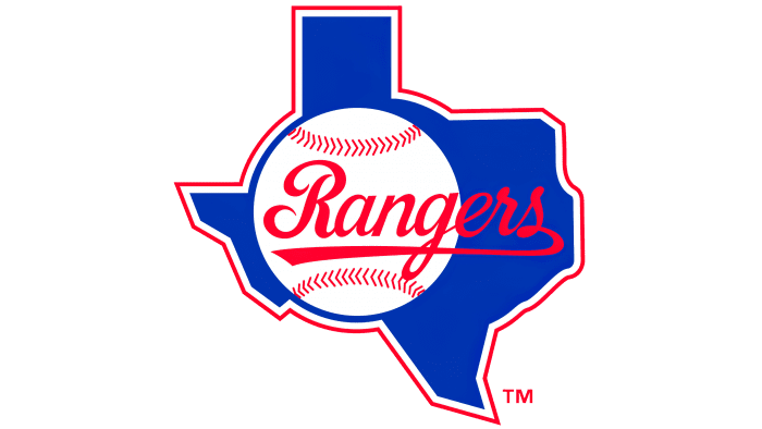 Texas Rangers Logo 1984-1993